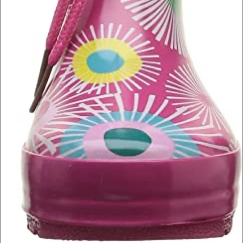 NWT. Agatha Ruiz De La Prada Pink Rainy Boots. Size 13,5. - Picture 6 of 7